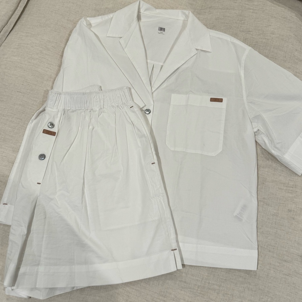 Lunya Cotton Sleep Set